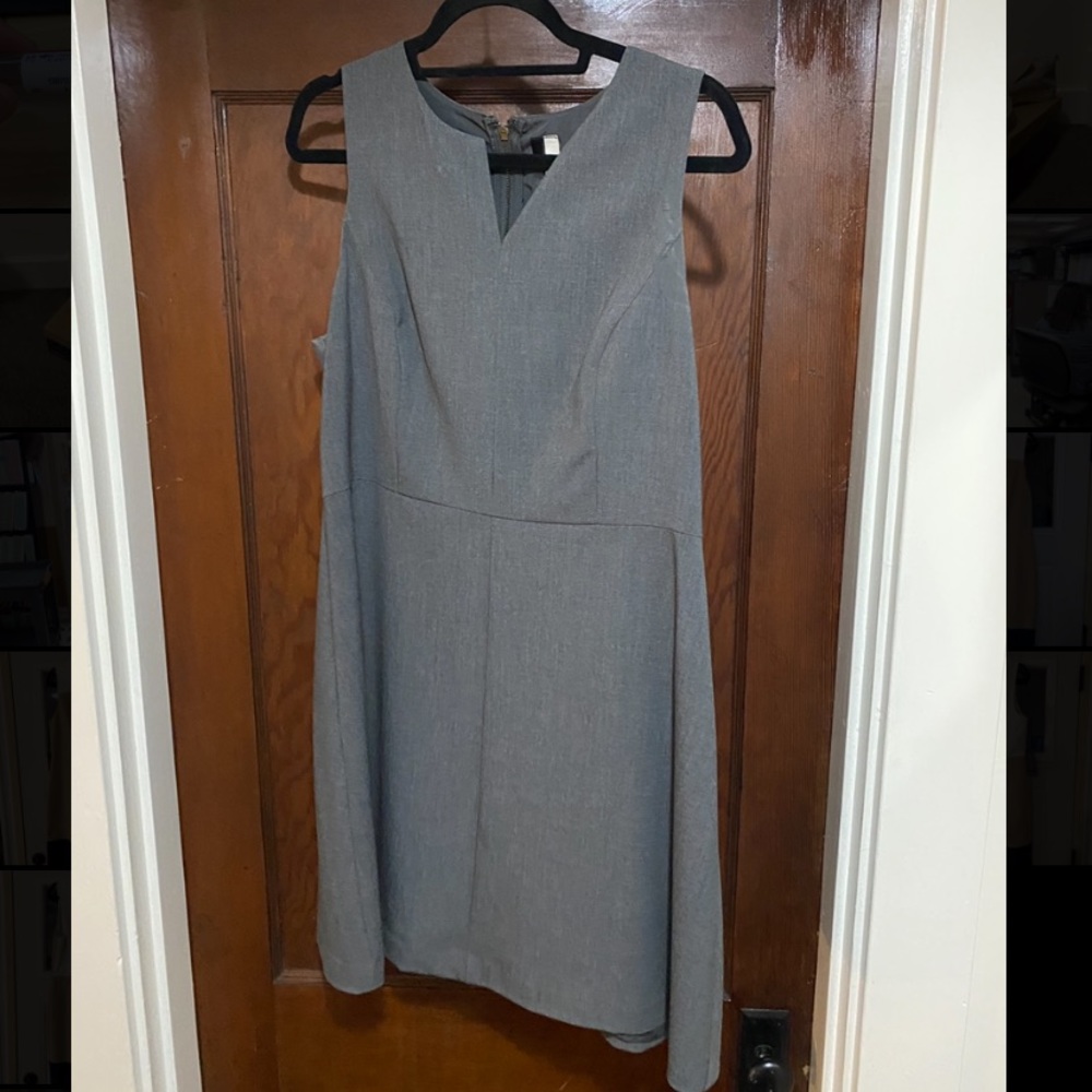 Business professional gray dress